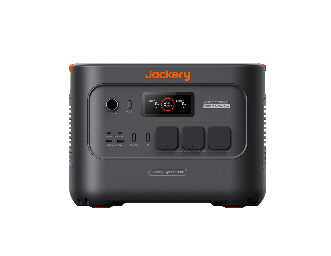 Jackery Explorer 3000 v2 tragbare Powerstation in kompaktem Design mit 3072Wh Kapazität