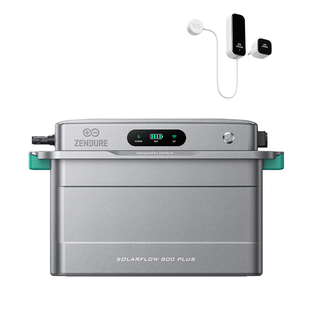 Zendure SolarFlow 800 Plus Balkonkraftwerk-Speicher mit Dual-MPPT in kompaktem Gehäuse