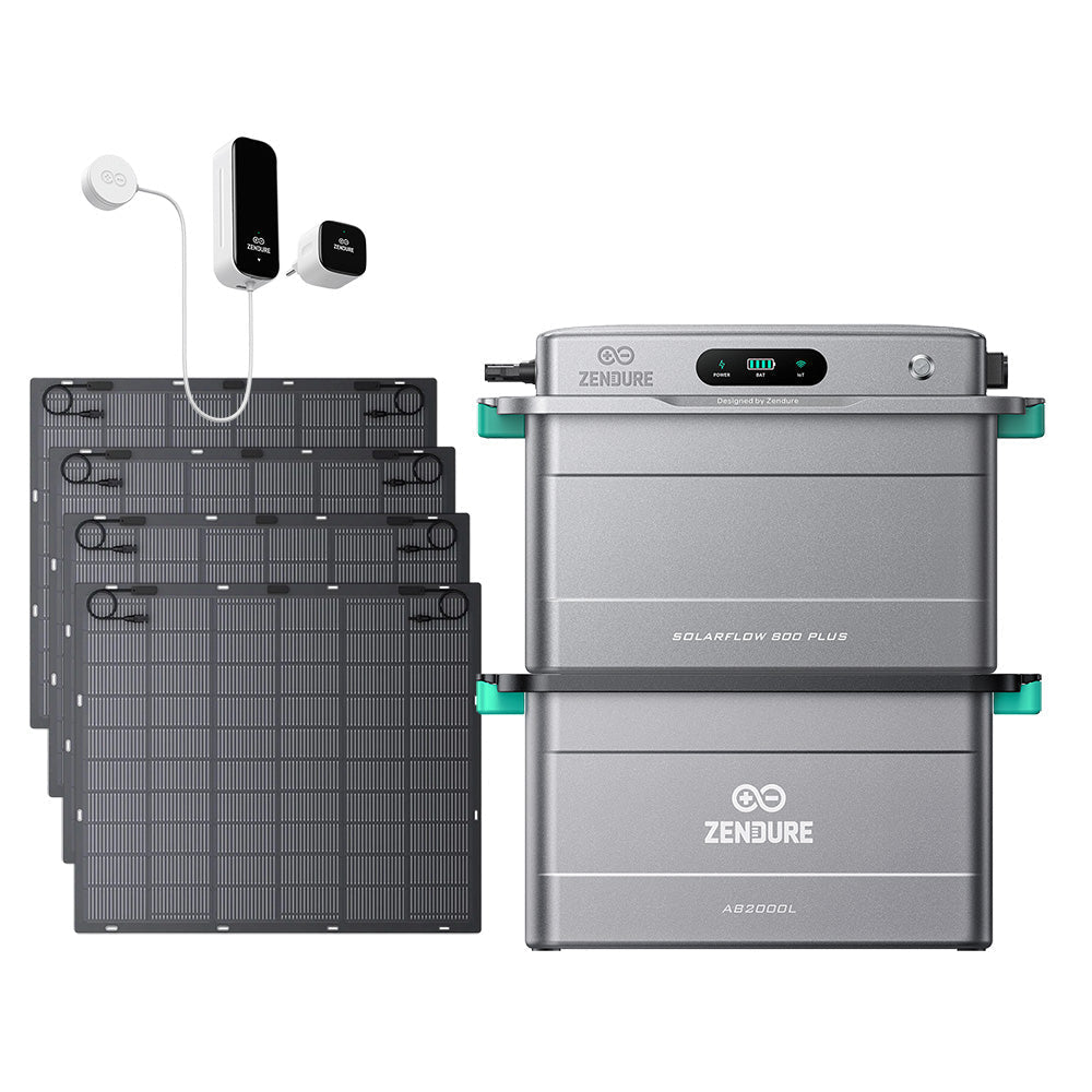 Zendure SolarFlow 800 Plus Balkonkraftwerk-Speicher mit Dual-MPPT in kompaktem Gehäuse