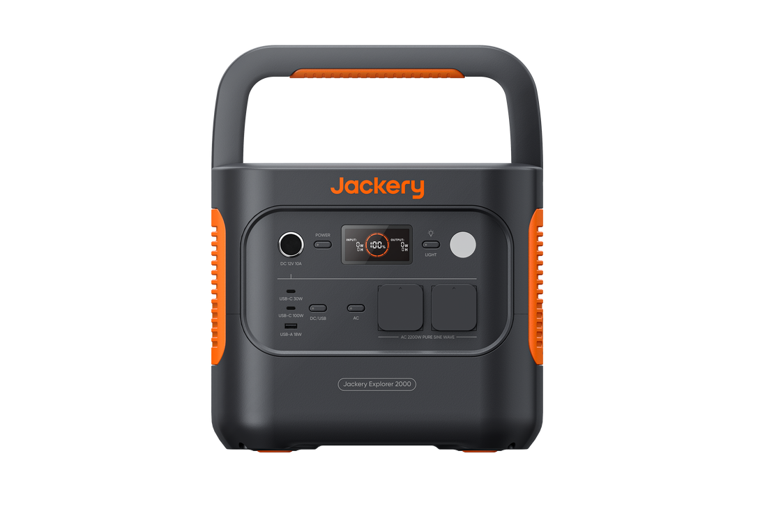 Jackery Explorer 2000 v2 kompakte LiFePO4-Powerstation mit 2042Wh und 2200W