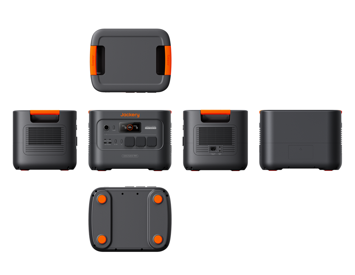 Jackery Explorer 3000 v2 tragbare Powerstation in kompaktem Design mit 3072Wh Kapazität