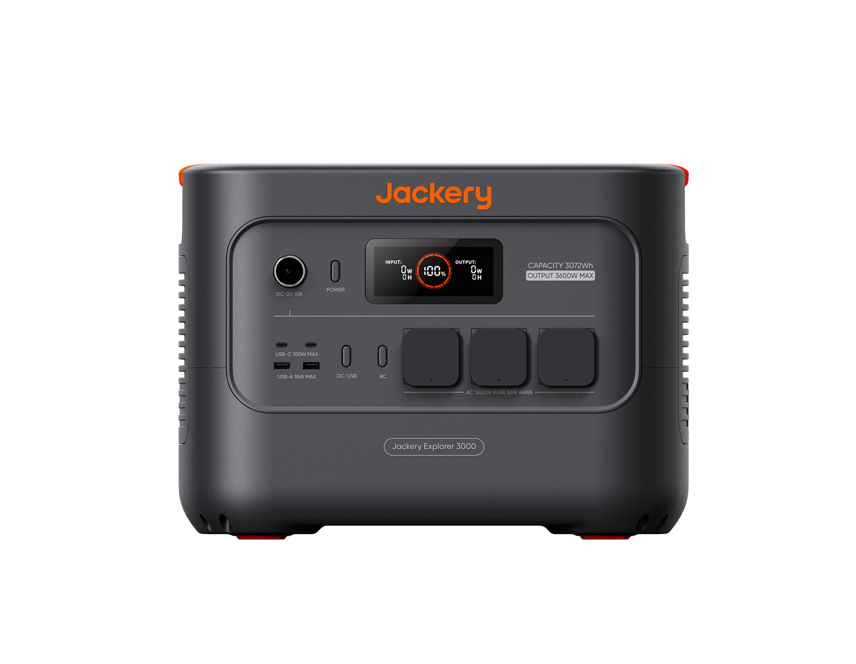 Jackery Explorer 3000 v2 tragbare Powerstation in kompaktem Design mit 3072Wh Kapazität