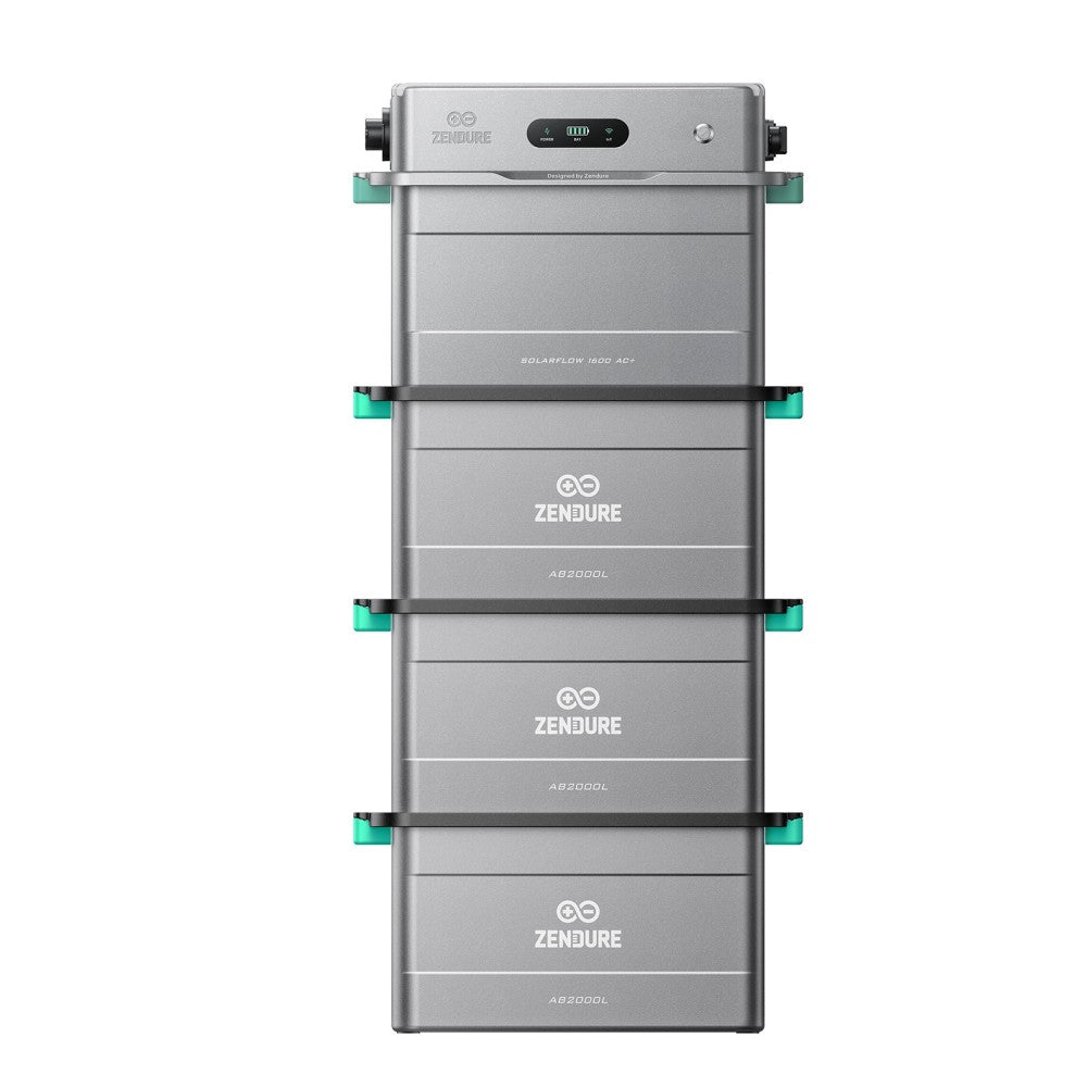 Zendure SolarFlow 1600 AC+ Balkonkraftwerk-Speicher in grauem Gehäuse